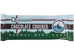 Quiggins Chocolate Covered Kendal Mint Cake 50g