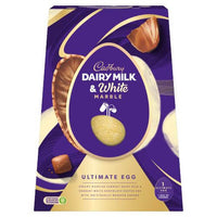 Cadbury Dairy Milk and White Marble Ultimate Egg 372g