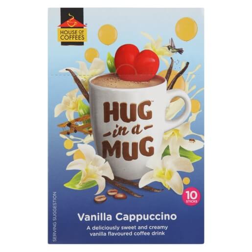 House of Coffees Hug in a Mug Vanilla Cappuccino 192g African Hut