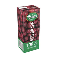 BEST BY FEBRUARY 2025: Rhodes Red Grape Fruit Juice 200ml