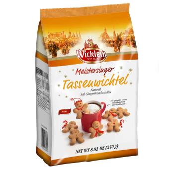 Wicklein Mug Buddies Sugar Glazed Soft Gingerbread Cookies Bag 200g