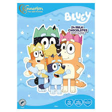 Advent Calendar Kinnerton Bluey Advent Calendar 40g