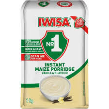 Iwisa Instant Porridge Vanilla 1kg