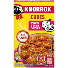 Knorrox Stock Cubes Tomato and Onion 120g