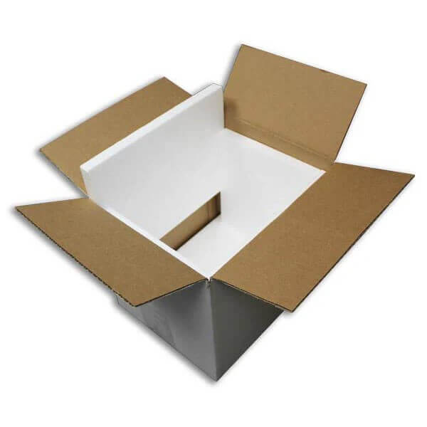 A International Brands Thermal Shipping Box Medium 8"x10" For Orders Requiring Heat and Damage Protection 400g