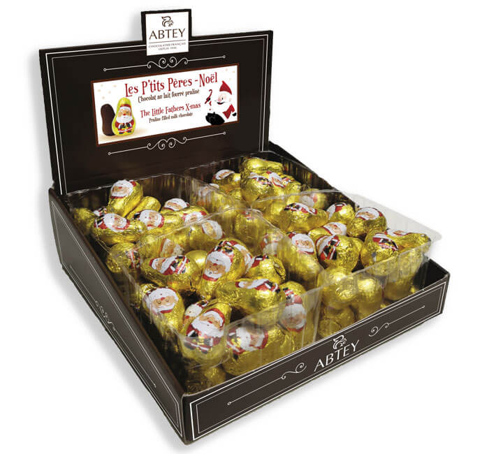 Abtey Praline Filled Santas Single 11g