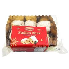 Kuchenmeister Luxury Marzipan Stollen Bites Red Cello Tray 350g
