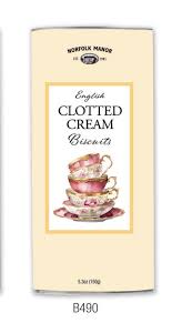 Norfolk Manor  Afternoon Tea Clotted Cream Biscuits Tube 150g