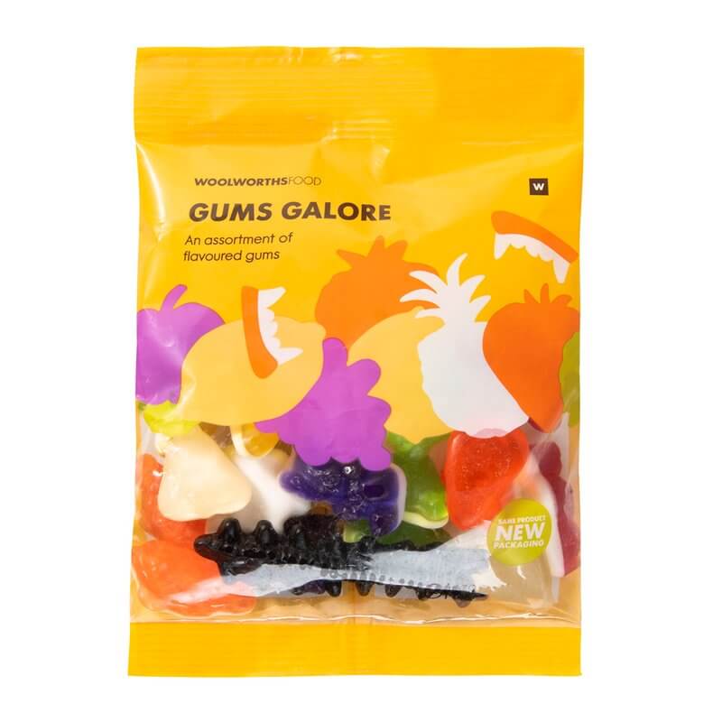 Woolworths Gums Galore 125g