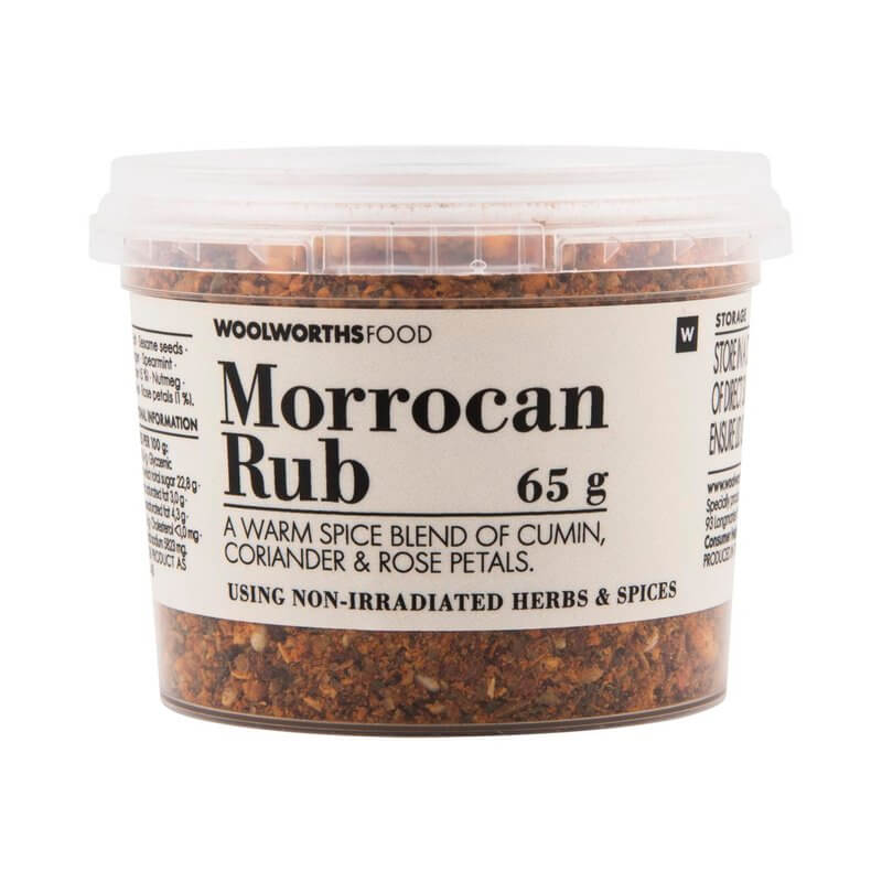 Woolworths Morrocan Rub Spice Tub 65g