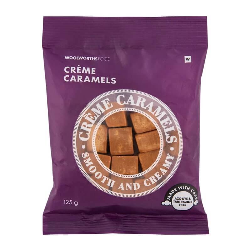 Woolworths Creme Caramels Smooth and Creamy 125g