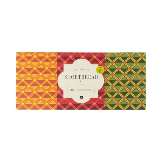 Woolworths Luxury All Butter Shortbread Trio  450g