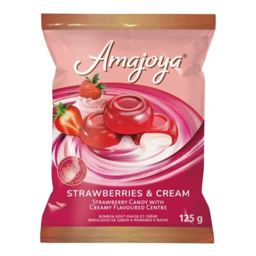Amajoya Strawberries and Cream Candy 125g