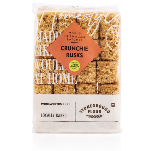 Woolworths Homestyle Crunchie Rusks 450g
