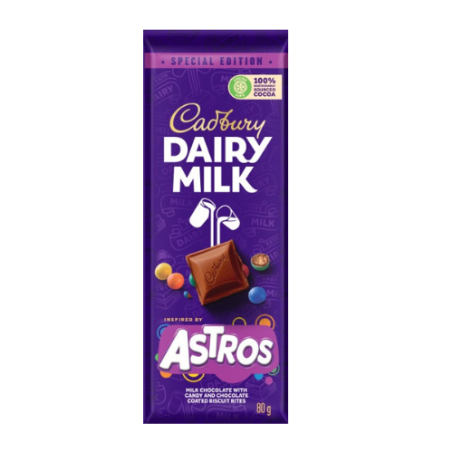 Cadbury Dairy Milk Astros Chocolate Slab 80g