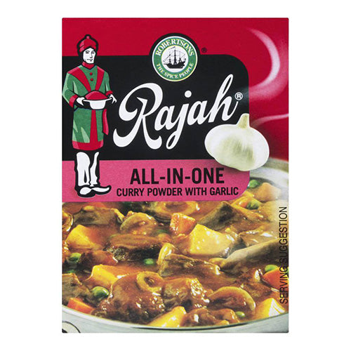 Robertsons Rajah Curry Powder All in One Garlic Large Box 100g