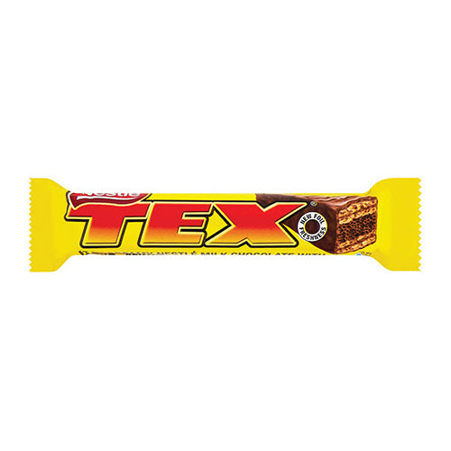Nestle Tex Bar Original (Kosher)  HEAT SENSITIVE ITEM. PLEASE ADD ITEM 122942 TO THE ORDER TO TRY TO PROTECT CHOCOLATES FROM HEAT DAMAGE. 40g