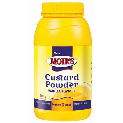 Moirs Custard Powder Vanilla Tub 500g