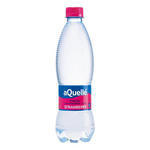 Aquelle Sparkling Water Strawberry Flavoured 500ml