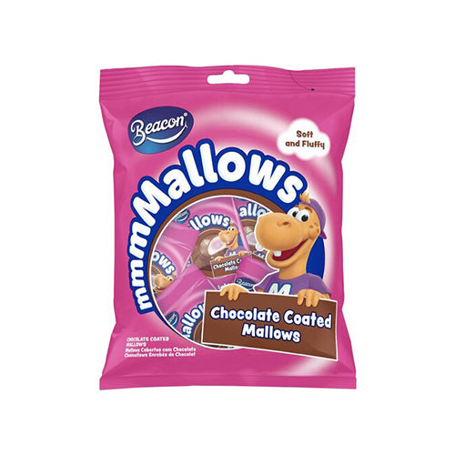 Beacon Chocolate Coated Marshmallows HEAT SENSITIVE ITEM. PLEASE ADD ITEM 122942 TO THE ORDER TO TRY TO PROTECT CHOCOLATES FROM HEAT DAMAGE 135g