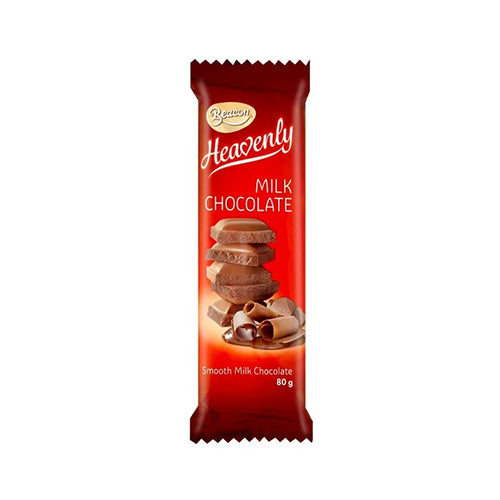 Beacon Milk Chocolate Slab HEAT SENSITIVE ITEM. PLEASE ADD ITEM 122942 TO THE ORDER TO TRY TO PROTECT CHOCOLATES FROM HEAT DAMAGE. 80g