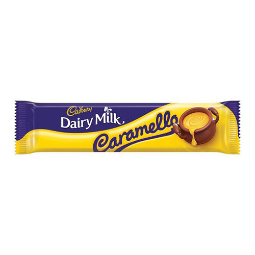 Cadbury Dairymilk Caramello Bar HEAT SENSITIVE ITEM. PLEASE ADD ITEM 122942 TO THE ORDER TO TRY TO PROTECT CHOCOLATES FROM HEAT DAMAGE. 39g
