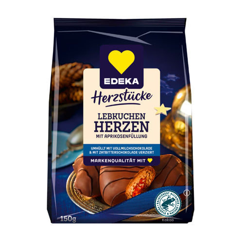Edeka Lebkuchen Herzen Gefuellt Vollmilch 150g