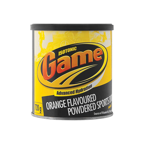 BEST BY AUGUST 2026: Game Powdered Sports Drink Orange 720g