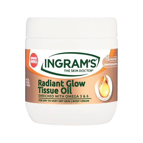 Ingrams Camphor Radiant Glow Cream with Tissue Oil 250ml