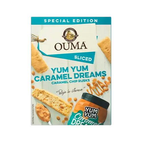 BEST BY AUGUST 2026: Nola Ouma Rusks Caramel Dreams 450g
