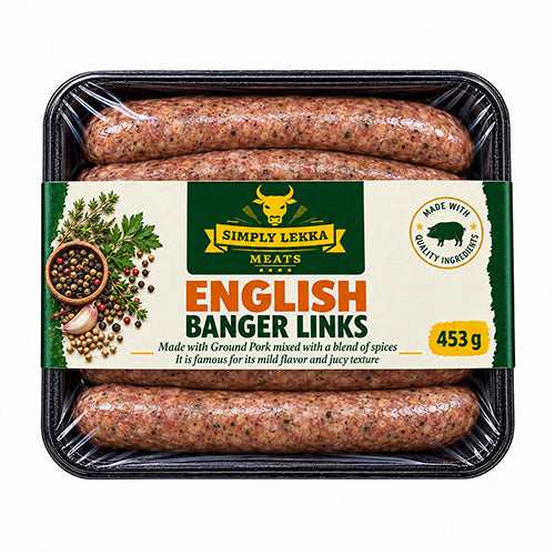 Simply Lekka English Banger Links 453g