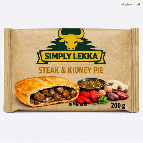 Simply Lekka Steak and Kidney Pie 200g
