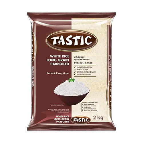 Tastic Rice Long Grain Parboiled Large Bag (Kosher) 2kg