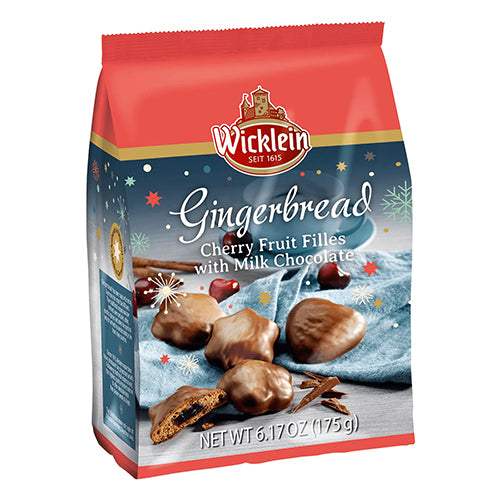 Wicklein Milk Chocolate Cherry Gingerbread Bag 175g