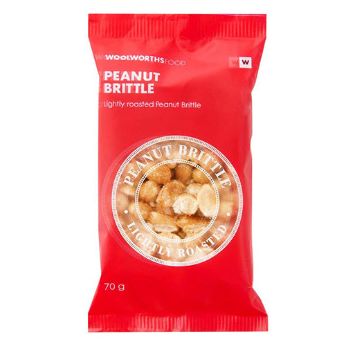 Woolworths Peanut Brittle 70g