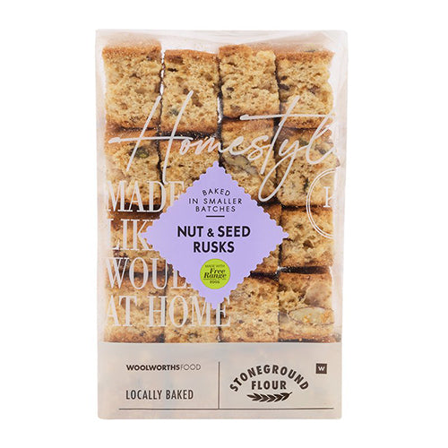 Woolworths Homestyle Nut and Seed Rusks 450g
