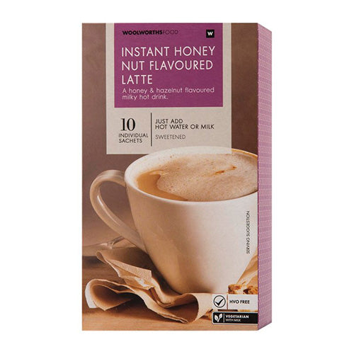 Woolworths Instant Honey Nut Flavoured Latte 180g