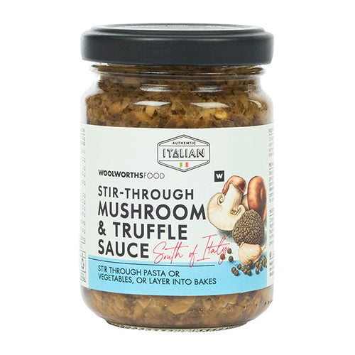 Woolworths Mushroom and Truffle Sauce 130g