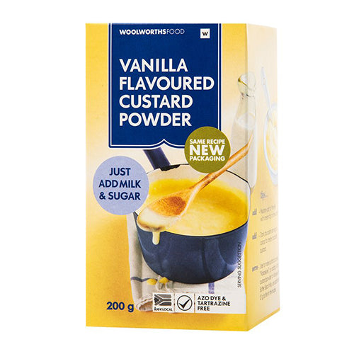 Woolworths Vanilla Flavoured Custard Powder 200g