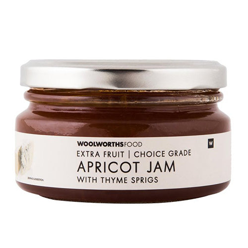 Woolworths Apricot Jam With Thyme Sprigs 240g