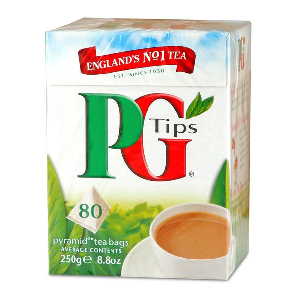 PG Tips Tea Original Medium Box (Pack of 80 Pyramid Tea Bags) 232g