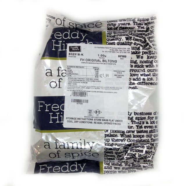 Freddy Hirsch Biltong Spice Original (Kosher) 1kg