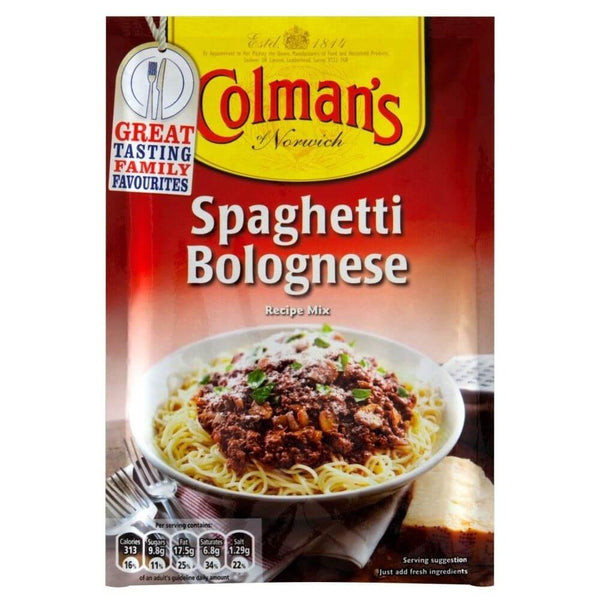 Colmans Seasoning Mix Spaghetti Bolognese 44g