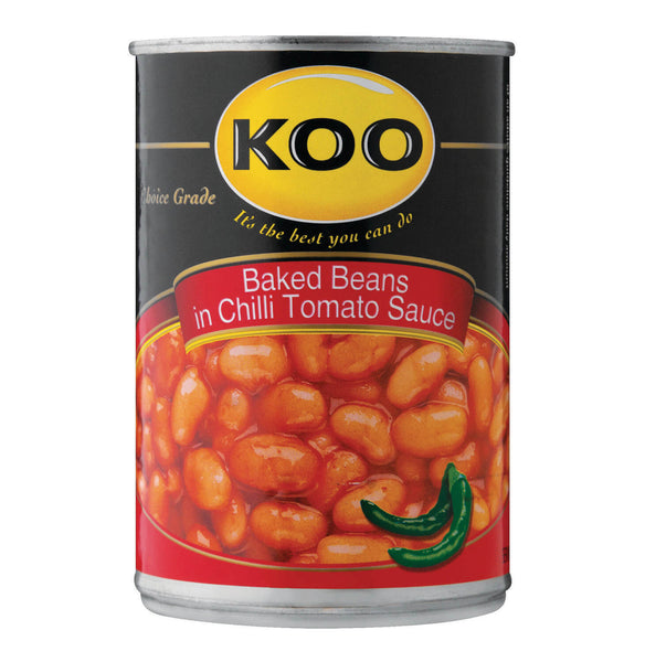 Koo Baked Beans with Chilli Sauce 420g