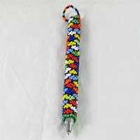 African Hut Beaded Pen (Colours and Designs Vary) 50g