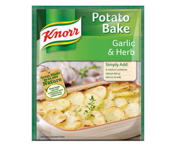 Knorr Sauce Garlic Herb Potato Bake 43g
