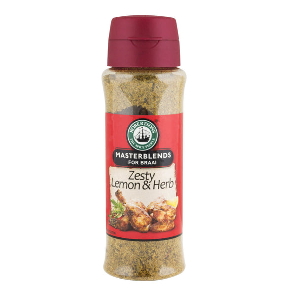 Robertsons Spice Masterblends for Braais Zesty Lemon and Herb (Kosher) 200g