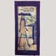 African Hut African Wax Batik Wall Hanging (Approx. 7 X 20 Inches) 50g