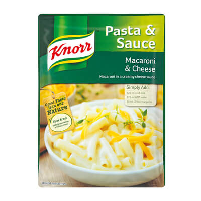 Knorr Sauce Macaroni and Cheese Pasta and Sauce 128g