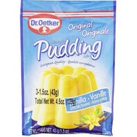 Dr Oetker Original Vanilla Pudding (Pack of Three) 129g